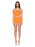 Sports Wrap Tops Shorts 2 Piece Set GFCF-1360