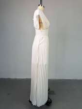 Pleated V-neck Bat-sleeve Maxi Dress GCNE-HK72168