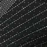 Sexy Hot Drill Irregular Tube Top Dress CYA-901832