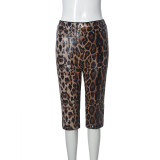 Leopard Print Sequin Casual Short GNZD-51664PHD