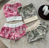 Camouflage Hooded Sweatshirt Casual Straight Pants Set GLJS-B8305