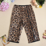 Leopard Print Sequin Casual Short GNZD-51664PHD