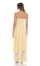 Solid Color Pleated Sling Maxi Dress GLJS-B8298GLJS-B8298