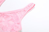Sexy Lace Tank Tops And Pants Slim Two Piece Set DLSF-K25S63662