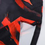 Sexy Print Backless Sling Maxi Dress FL-ZX25051PFO