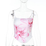Fashion Print Sling Tank Tops FL-YL25022PFO