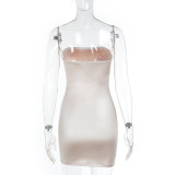 Sexy Print Slim Tube Tops Dress FL-XY24628MHO