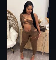 Pre Order: About 7 work days shipping Rhinestone Mesh Lingerie YUEM-30017