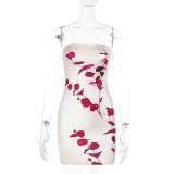 Sexy Print Slim Tube Tops Dress FL-XY24628MHO