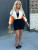 Contrast Color Zipper Long Sleeve Shorts Sport Suit CH-25022