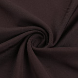 Sexy Hollow Out Knits Backless Mini Dress FL-XY25020CPO
