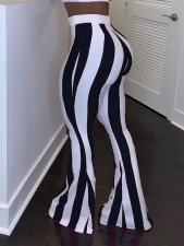 Stripe Casual Flare Pants HMS-5588