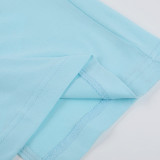 Solid Color Mesh Backless Maxi Dress FL-JY25042PFO