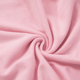 Love Hollow Out Vest Solid Color Pants Suit MXBF-Q25ST067