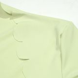 Solid Color Long Sleeve Mini Dress GAXB-A672DS
