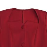 Deep V Neck Long Sleeve Ruffles Mini Dress BY-7263