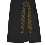 Short Sleeve Hot Drill Slim Maxi Dress BY-7261