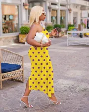 Sexy Polka Dot Print Single Sleeve Dress SMD-25002