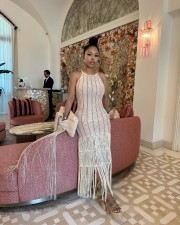 Casual Knits Sleeveless Tassel Beach Long Dress TR-1326