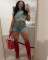 Denim Color Block Lapel Two Piece Shorts Set GSMJ-8002