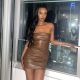 Solid Color PU Leather Tube Tops Dress GPBY-1499