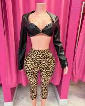 Pre Order: About 7 work days shipping Leopard Print Yoga Pants YUEM-300326