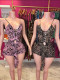 Pre Order: About 7 work days shipping Leopard Print Sexy Romper YUEM-300325