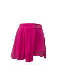Solid Color Button Shorts Culottes LSD-9144