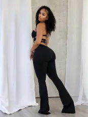 Sexy Halterneck Backless Jumpsuit YWXS-XS-L45214