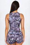 Fashion Abstract Printed Sexy Shorts Two Piece Set GBGF-5082