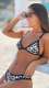 Leopard Print Tie Up Bikinis Short Swimsuit YWXS-XS-L45239