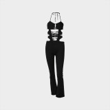 Sexy Halterneck Backless Jumpsuit YWXS-XS-L45214