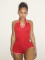 Sleeveless Solid Color Backless Romper YWXS-K25L67