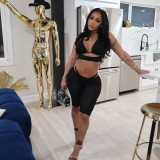 Sexy Slim Sequin Vest Shorts 2 Piece Set GFCF-1348