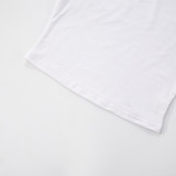 Letter Print Sleeveless Skinny Tops Pants Suit GDSF-Q25ST109