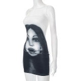 Sexy Print Tube Tops Bodycon Dress GDSF-Q25DS133