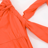 Twisted Halterneck Wide Leg Jumpsuit GDSF-J25JP045
