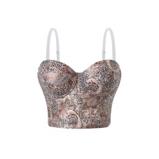Sexy Print Vintage Corset Vest GPBY-6331