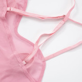 Erotic Mesh Sling Backless Bodysuit GDSF-D25BS052
