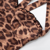 Sexy Backless Leopard Print Midi Dress GDSF-J25DS013