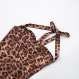 Sexy Backless Leopard Print Midi Dress GDSF-J25DS013