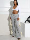 Fashion Tie Bow Solid Color Pants OD-8743