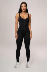 U Neck Print Sleeveless Jumpsuit GXYF-0478