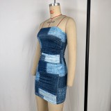 Sexy Print Off Shoulder Tube Tops Dress GPBY-DR957