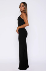 Sexy Print Sling Tops Two Piece Skirt Set GXYF-0465