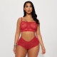 Sexy Lace Sling Vest Shorts Solid Suit GDSF-D25ST009