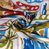 Plus Size Graffiti Print Halter Big Swing Maxi Dress GMAN-24644