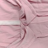 Plus Size Off Shoulder Bubble Sleeve Tie Maxi Dress GMAN-8141