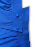 Plus Size Soid Color Shirts Print Pants Suit GMAN-9066
