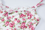 Floral Print Split Halter Maxi Dress GLAG-D269179G